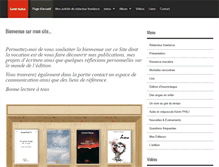 Tablet Screenshot of carnet-d-auteur.com